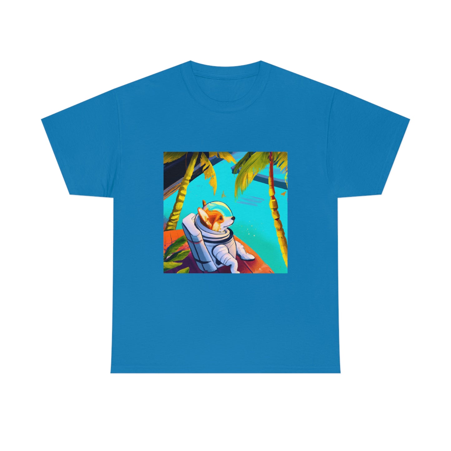 Corgi Spacedog Looking Out Tshirt