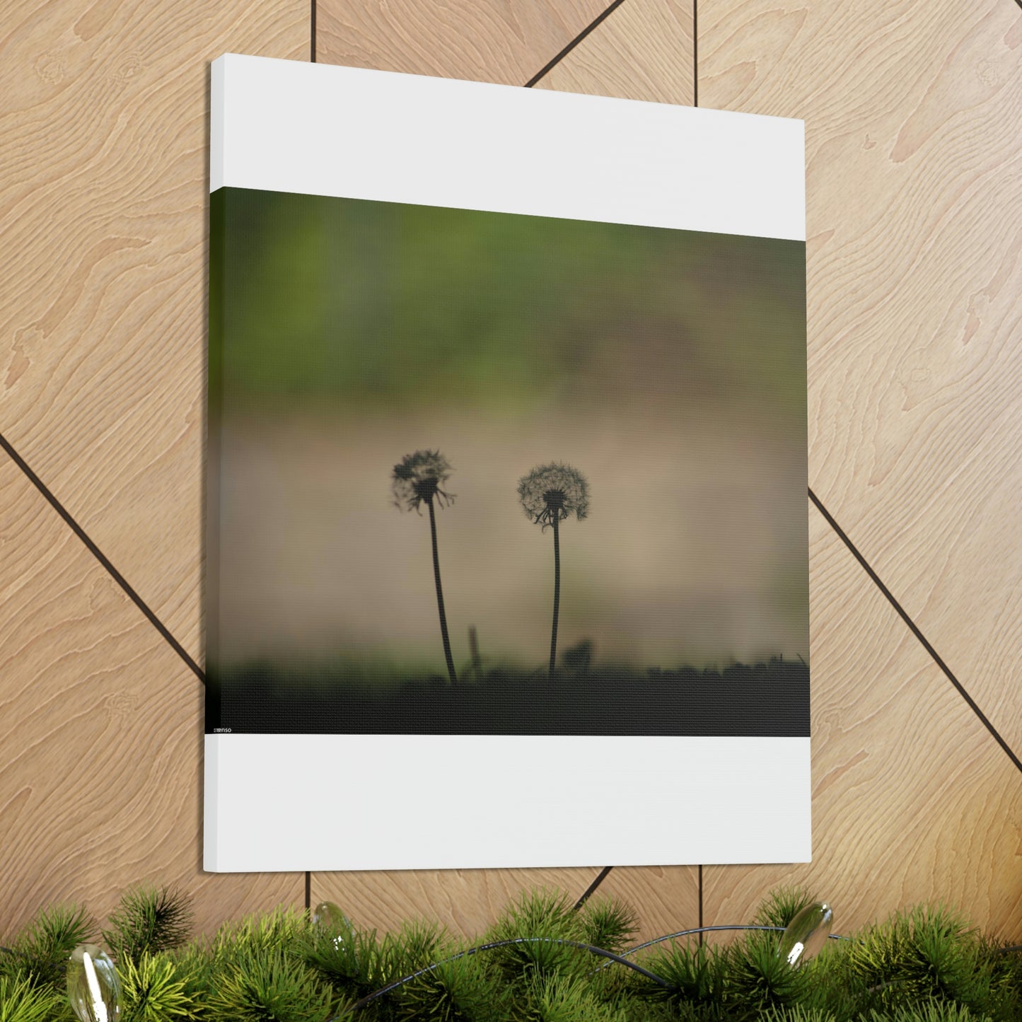 Dandelions Opposing Part 1 Canvas