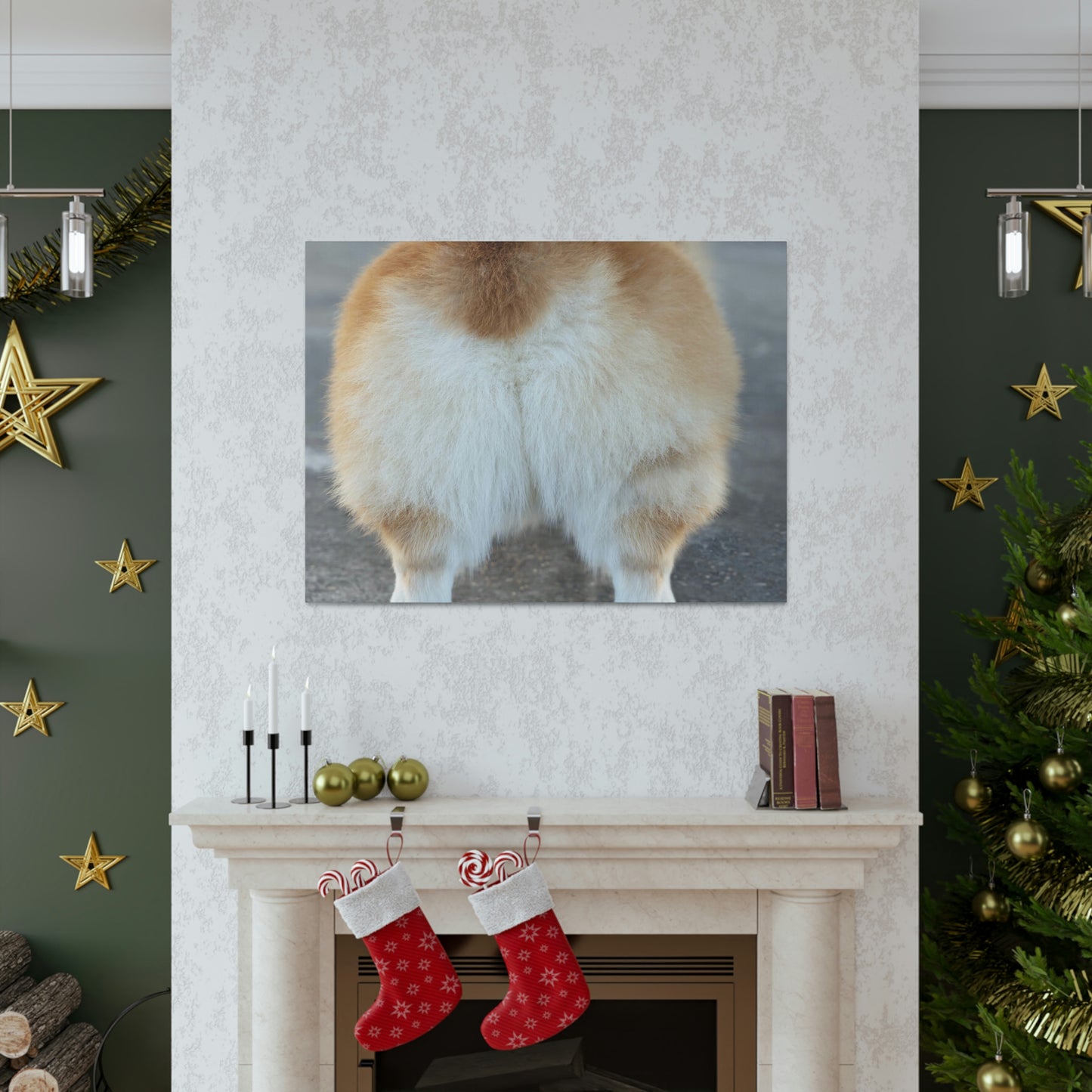 Corgi Butt Canvas