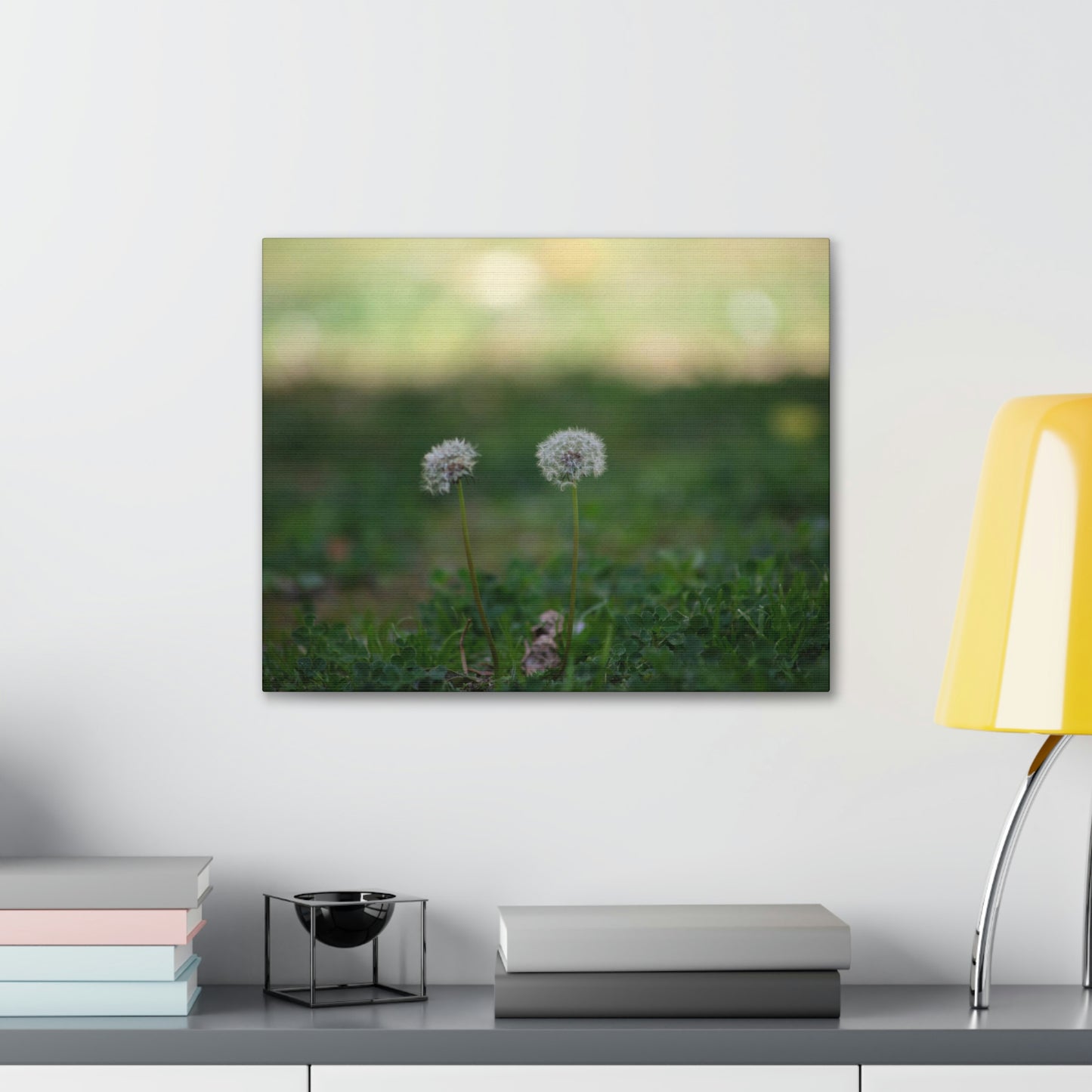 Dandelions Opposing Part 2 Canvas