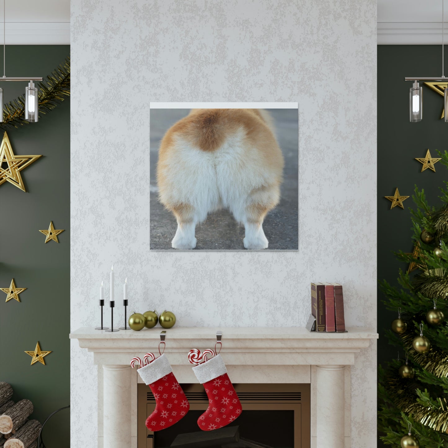 Corgi Butt Canvas