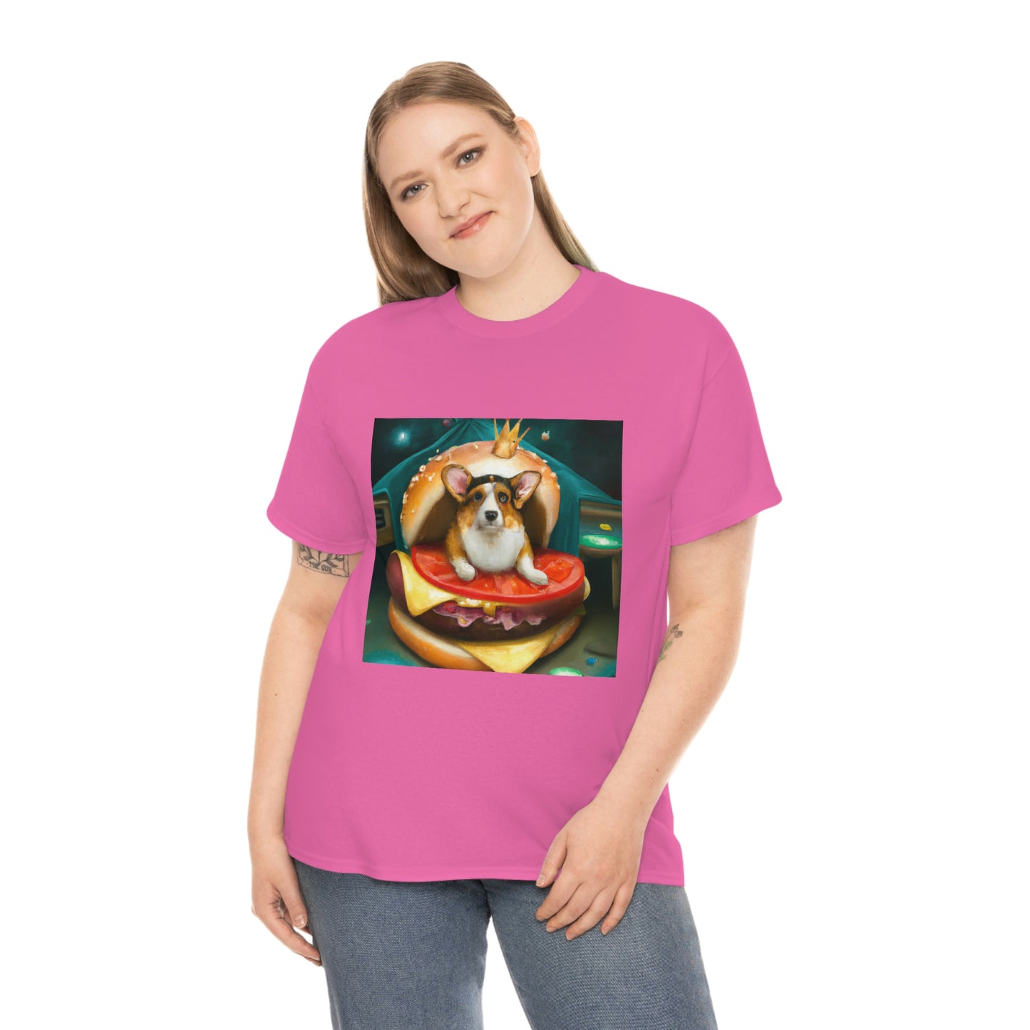 A Corgi with Cheese Please Tshirt