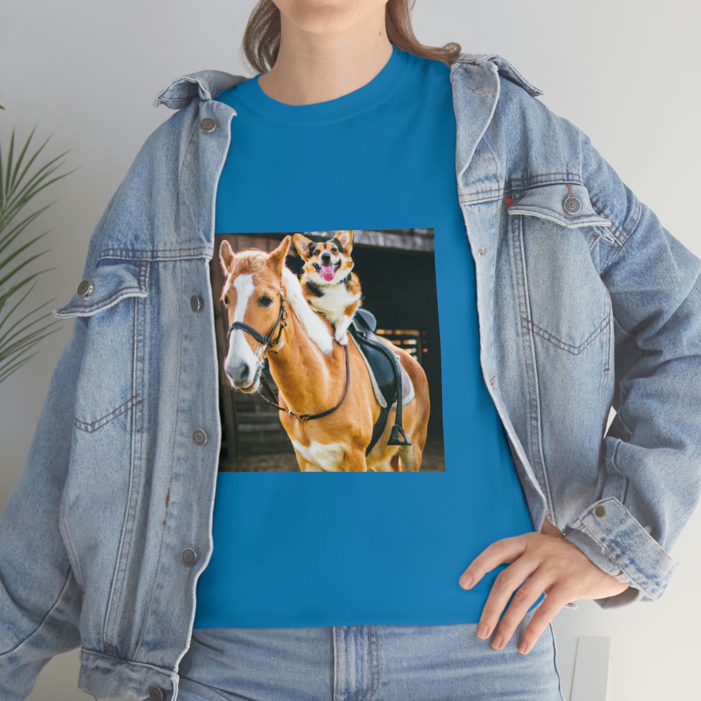 Saddle Up Short Legs Corgi Tshirt