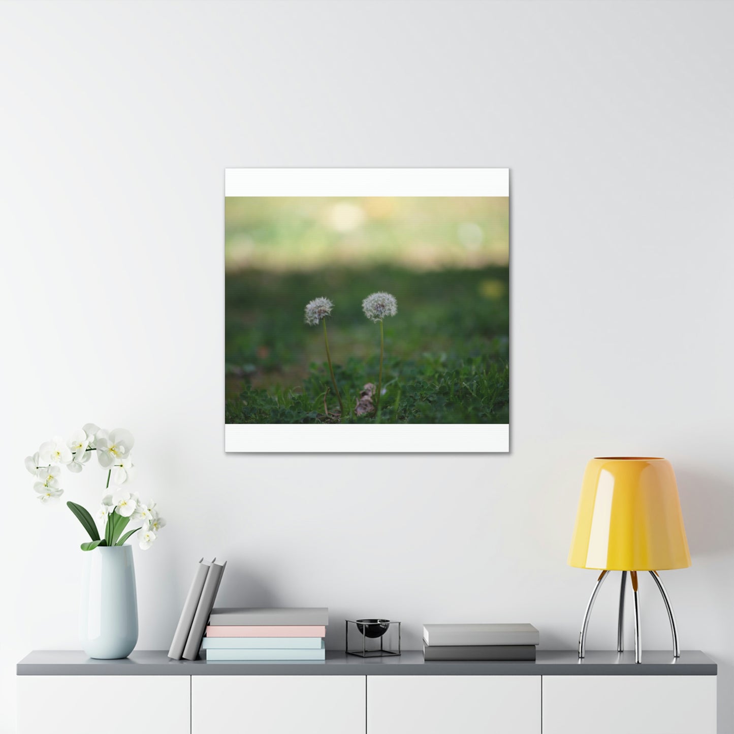 Dandelions Opposing Part 2 Canvas