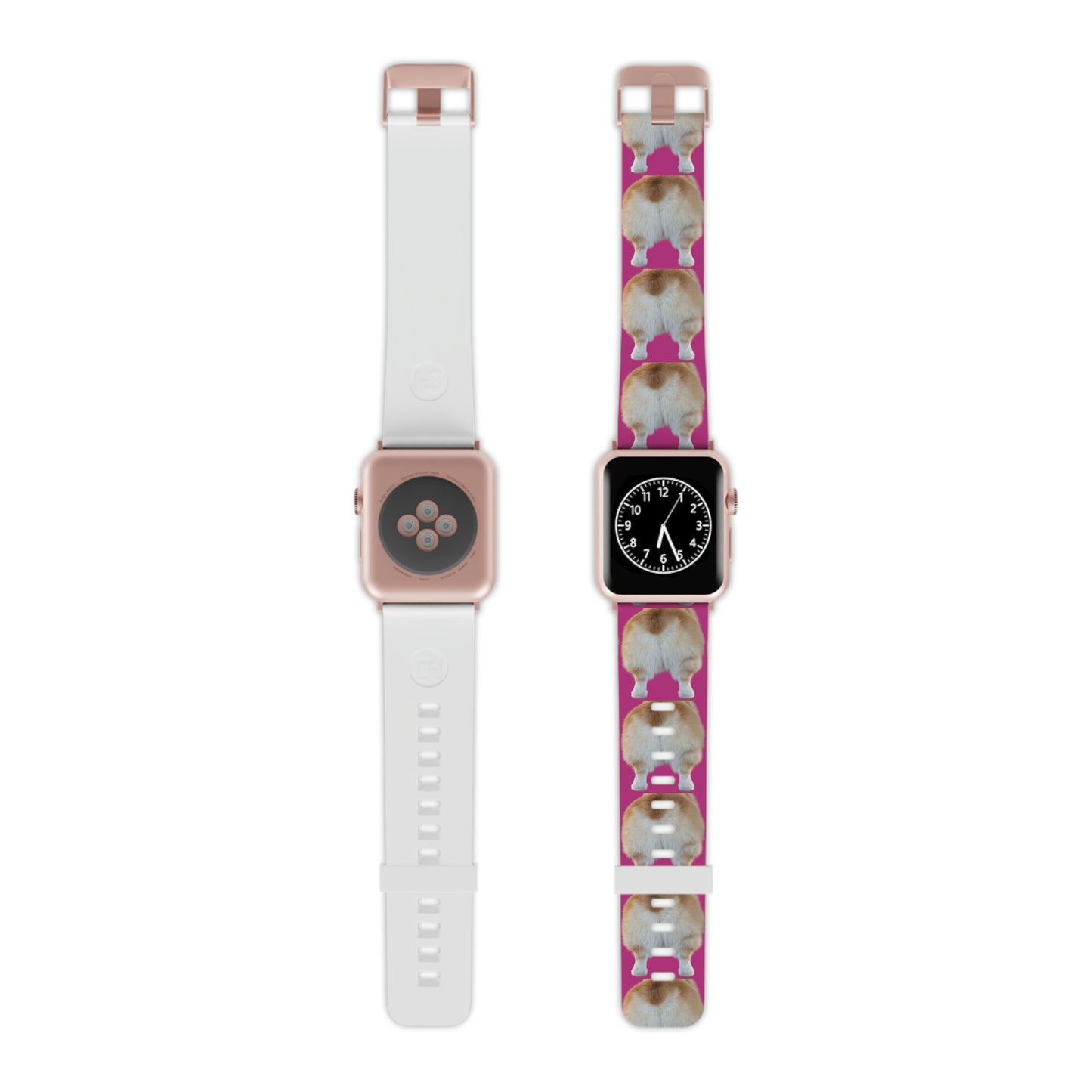 Pink Corgi Butt Watch Band for Apple Watch