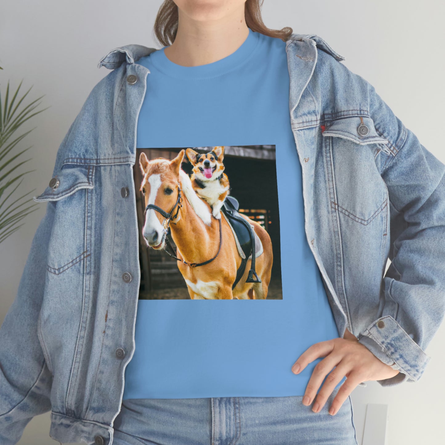 Saddle Up Short Legs Corgi Tshirt