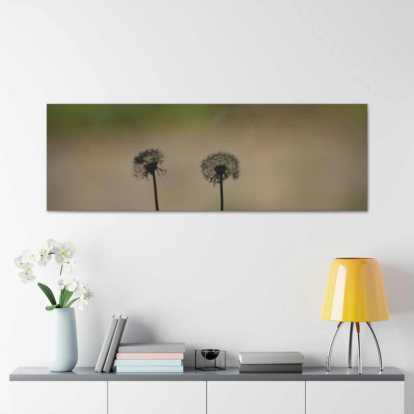 Dandelions Opposing Part 1 Canvas