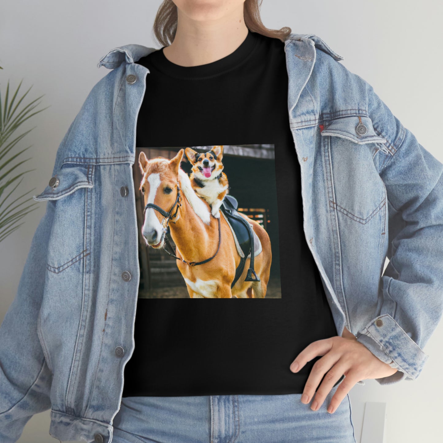 Saddle Up Short Legs Corgi Tshirt