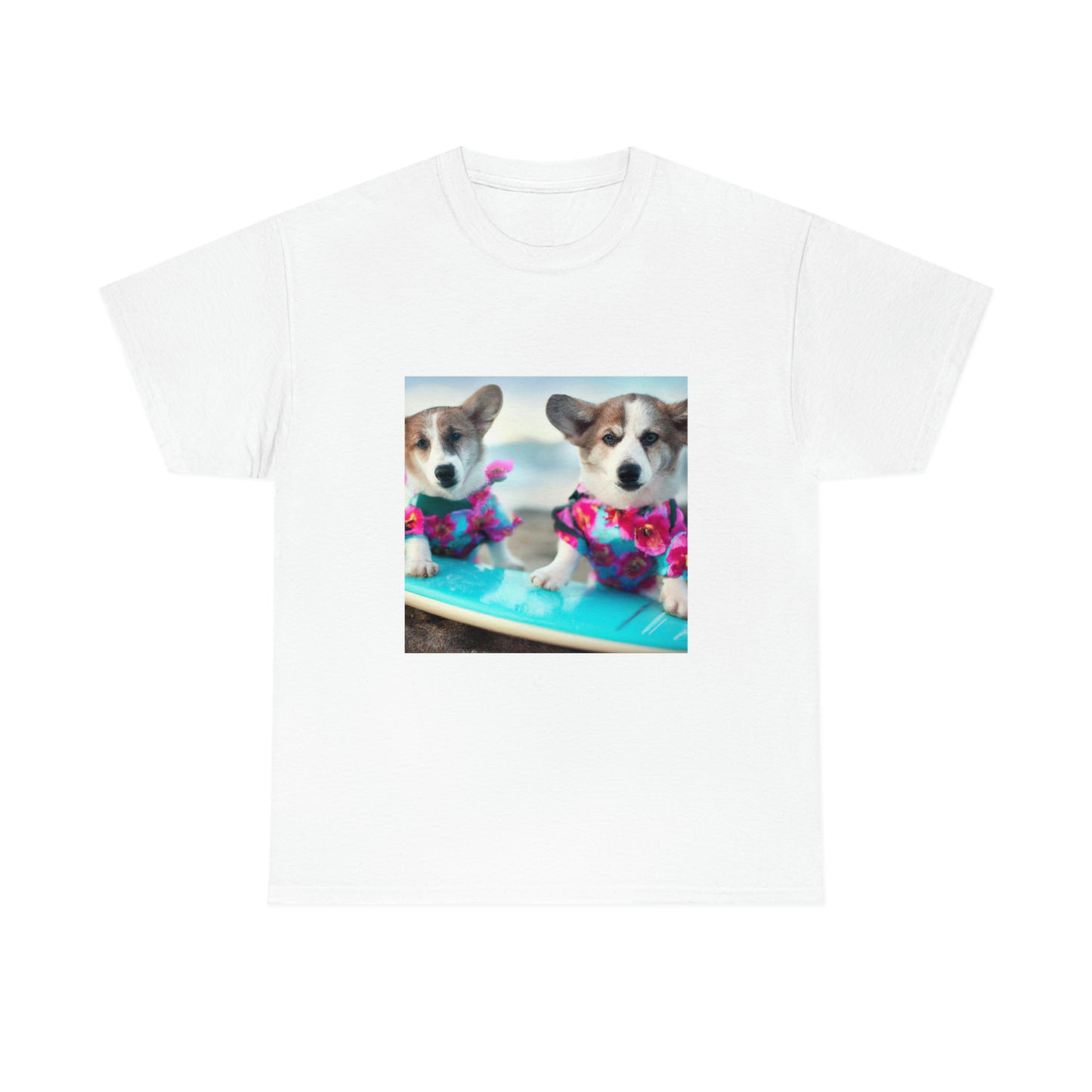 Surfs Up Corgi Tshirt