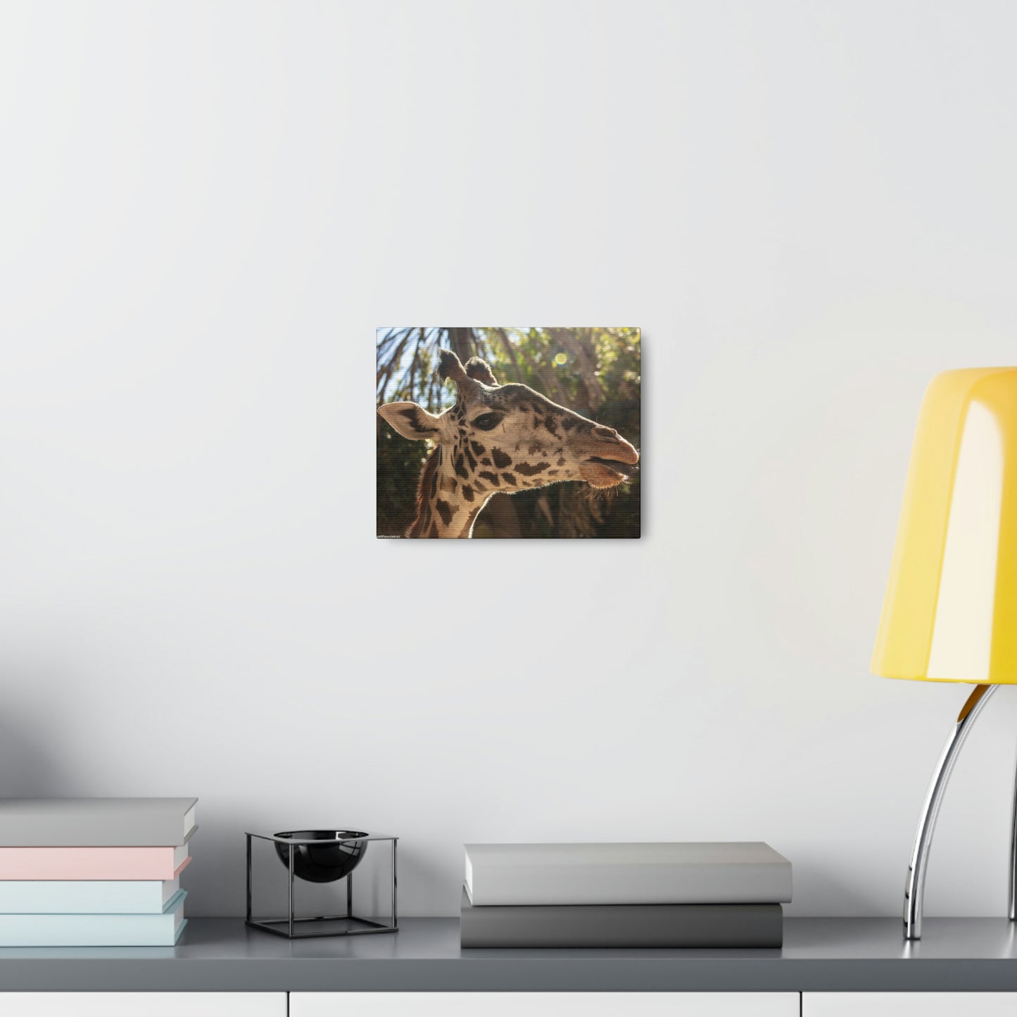 Smiling Giraffe Canvas