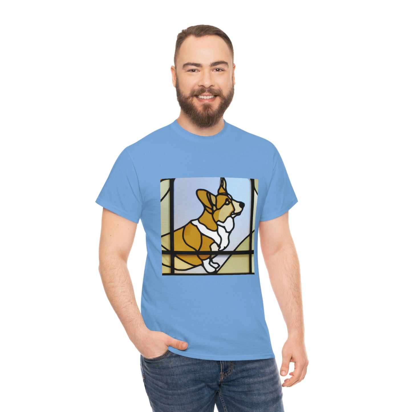 Corgi Stained Glass Tshirt