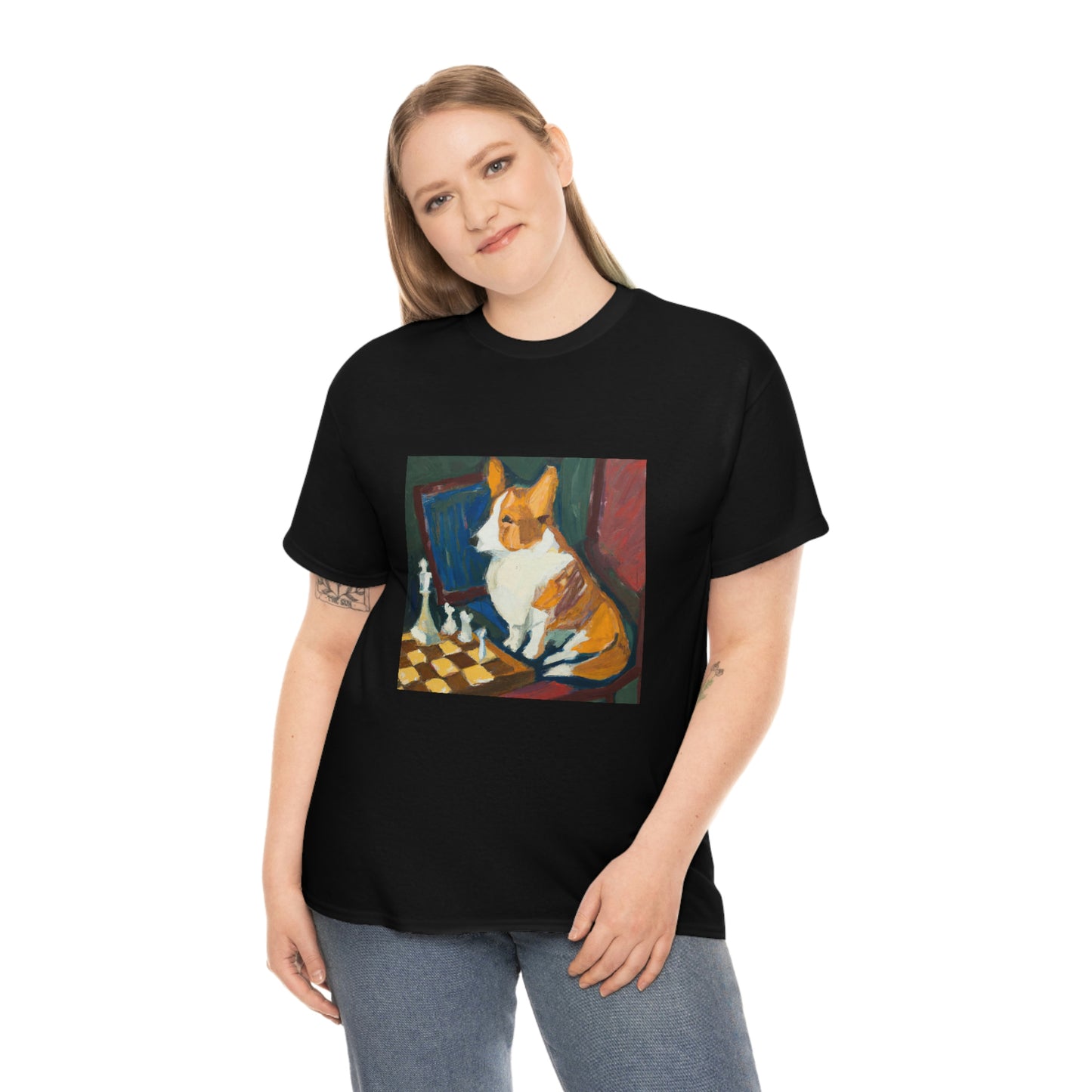 Checkmate in Three Corgi Tshirt