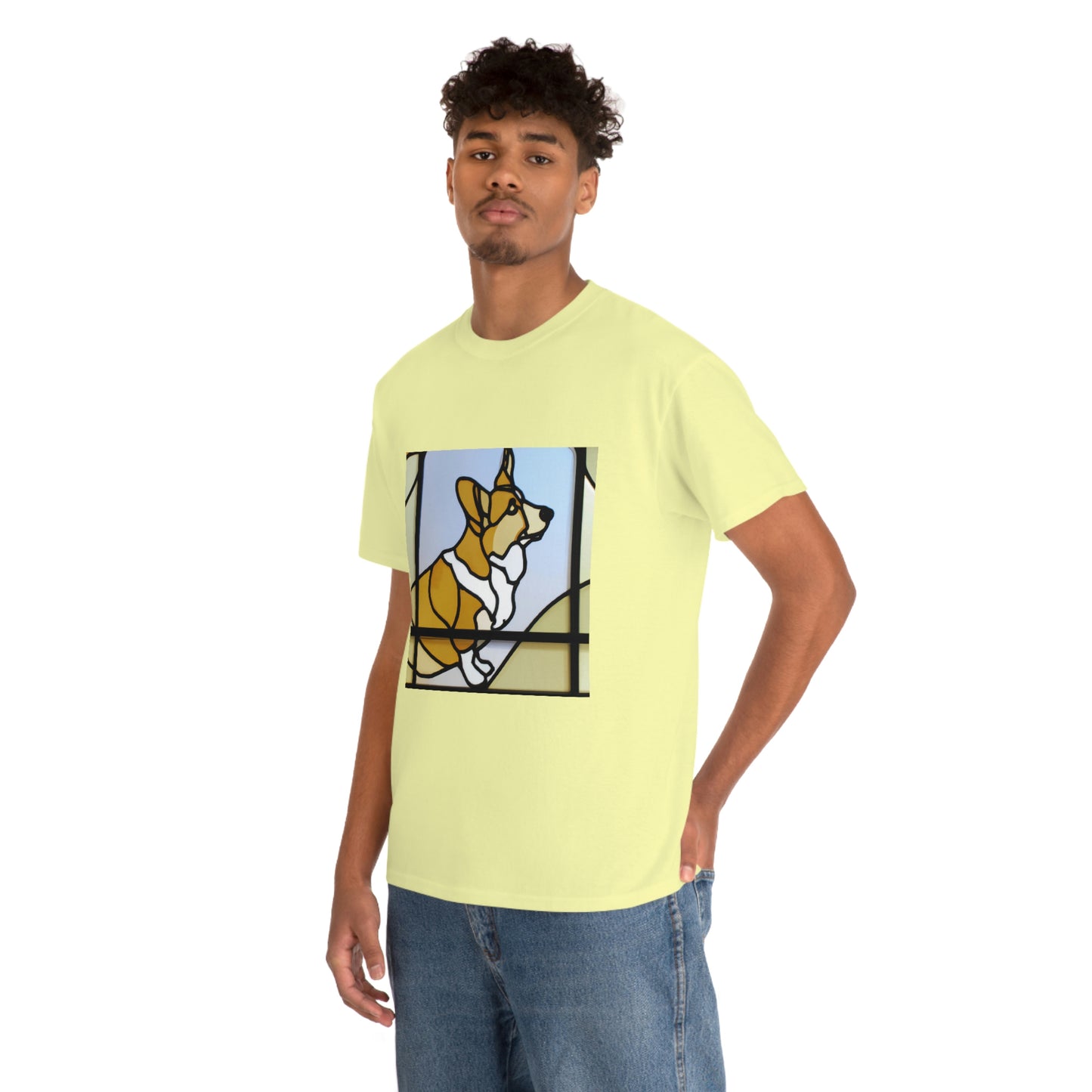 Corgi Stained Glass Tshirt