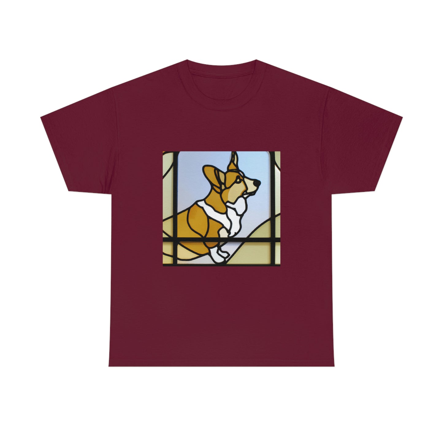 Corgi Stained Glass Tshirt