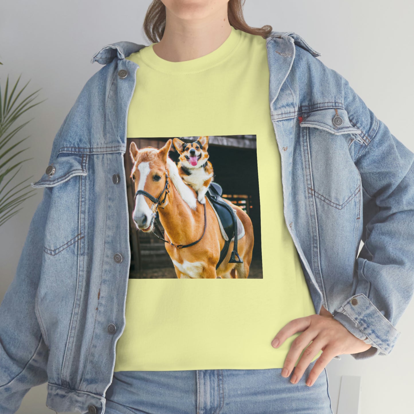 Saddle Up Short Legs Corgi Tshirt