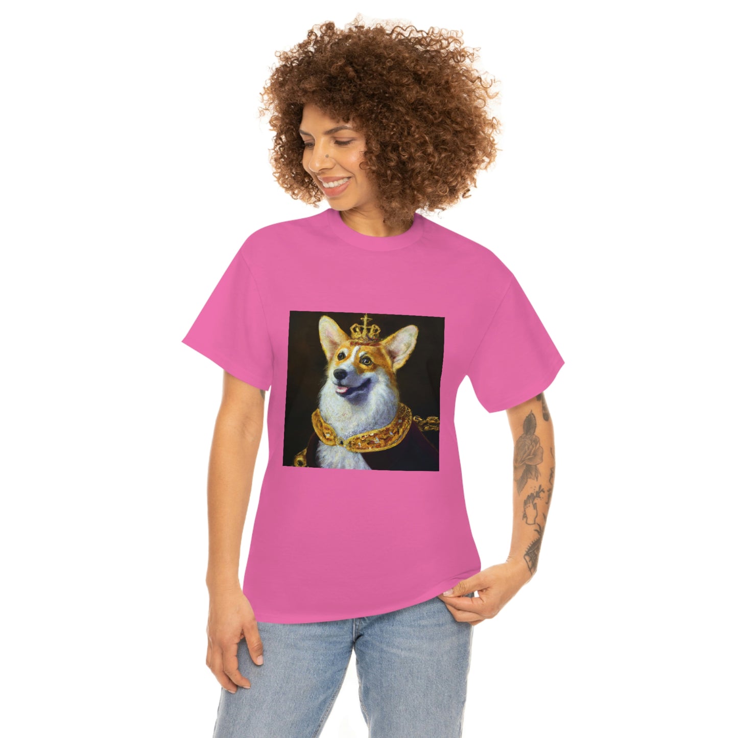 Kneel Before the Chonk Corgi Tshirt