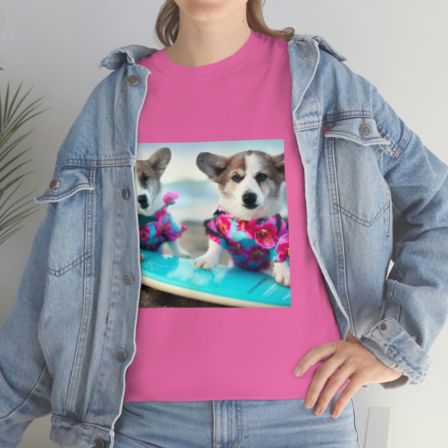 Surfs Up Corgi Tshirt