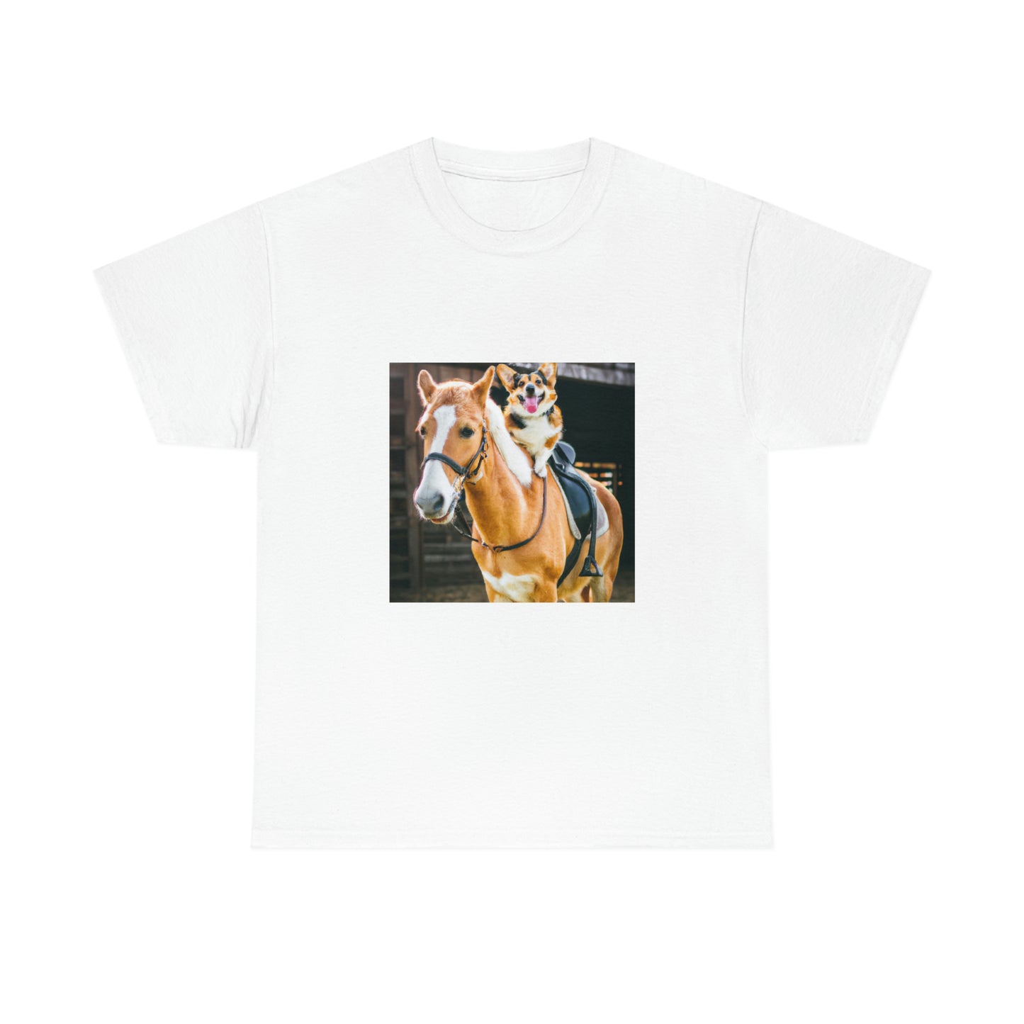 Saddle Up Short Legs Corgi Tshirt