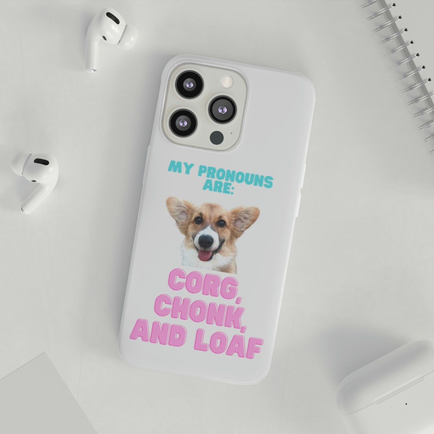 Corgi Pronoun Phone Case