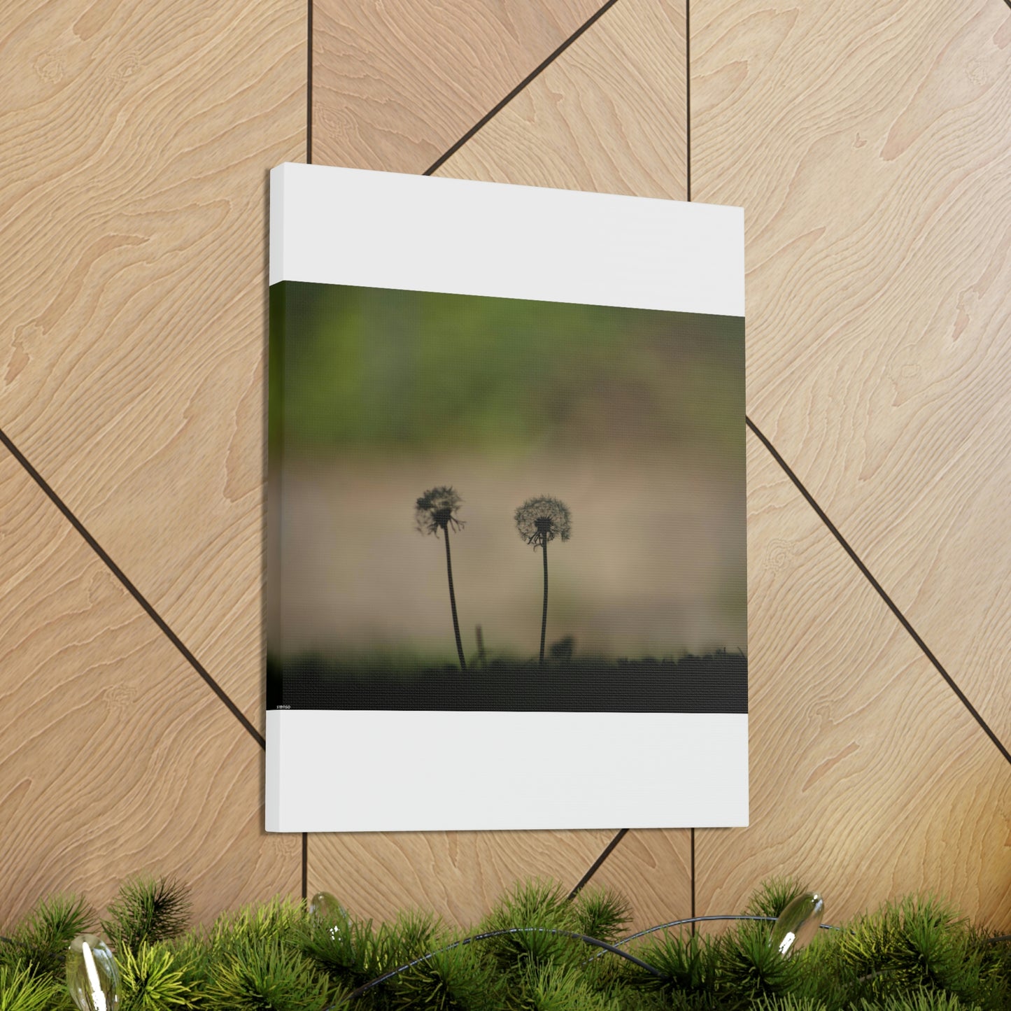 Dandelions Opposing Part 1 Canvas