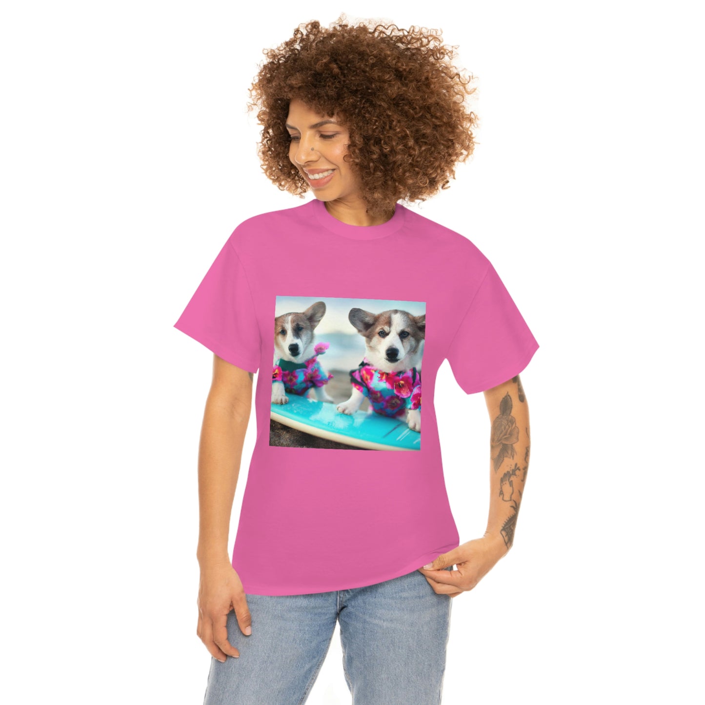 Surfs Up Corgi Tshirt