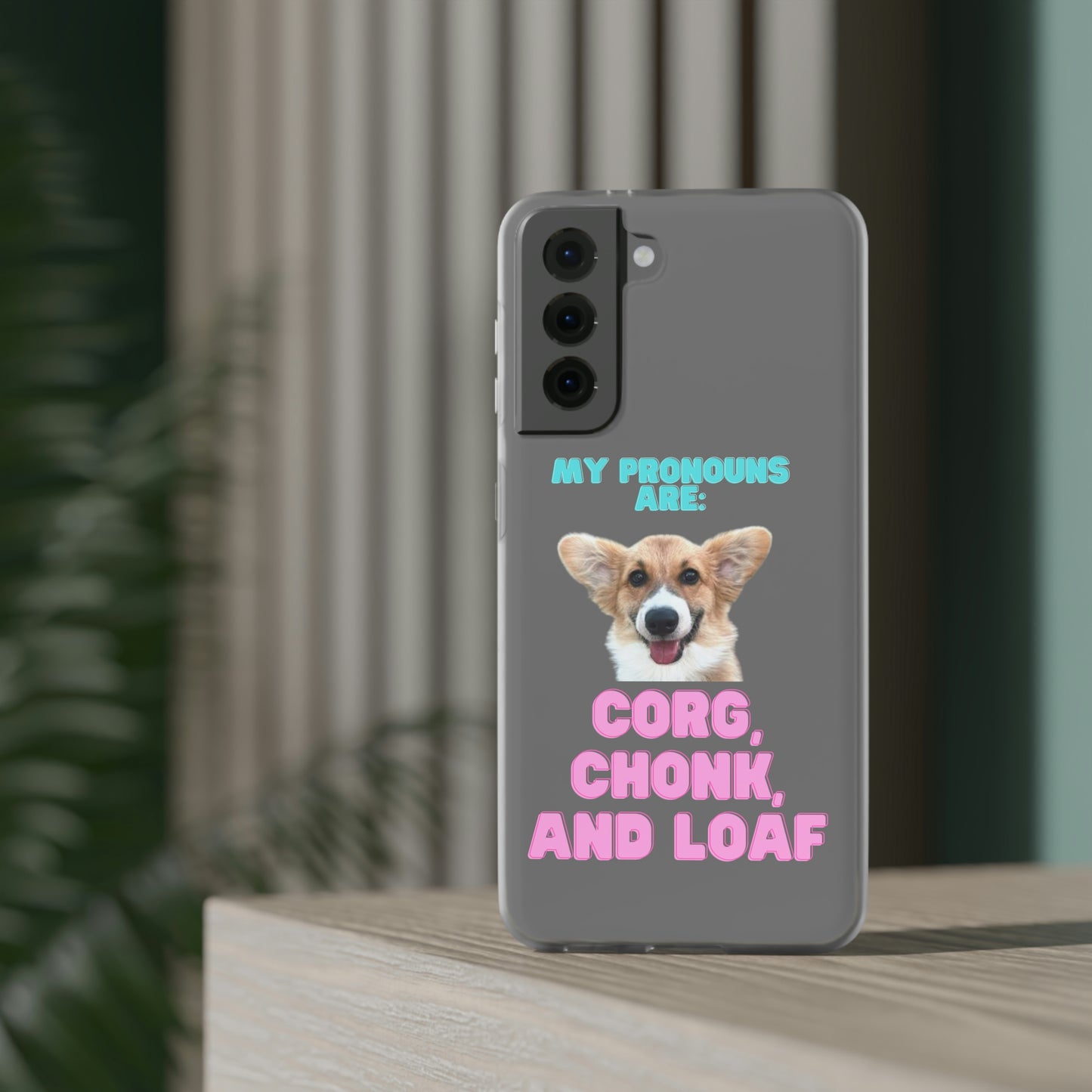 Corgi Pronoun Phone Case