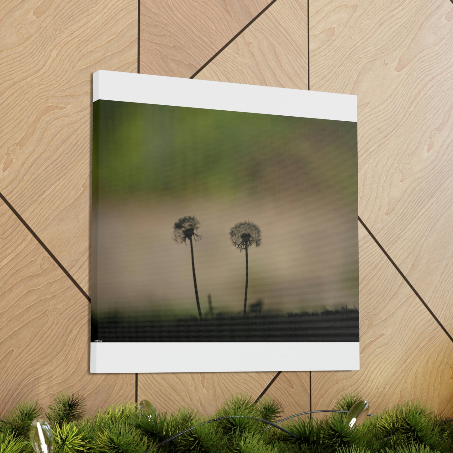 Dandelions Opposing Part 1 Canvas