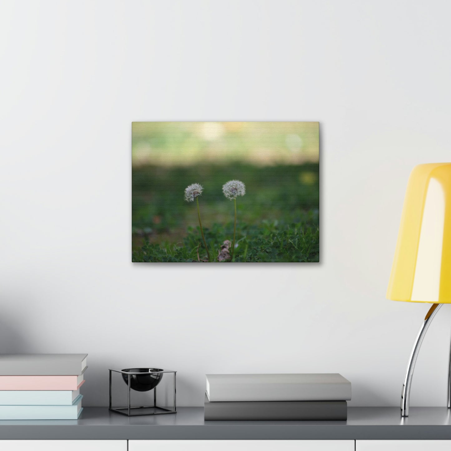 Dandelions Opposing Part 2 Canvas