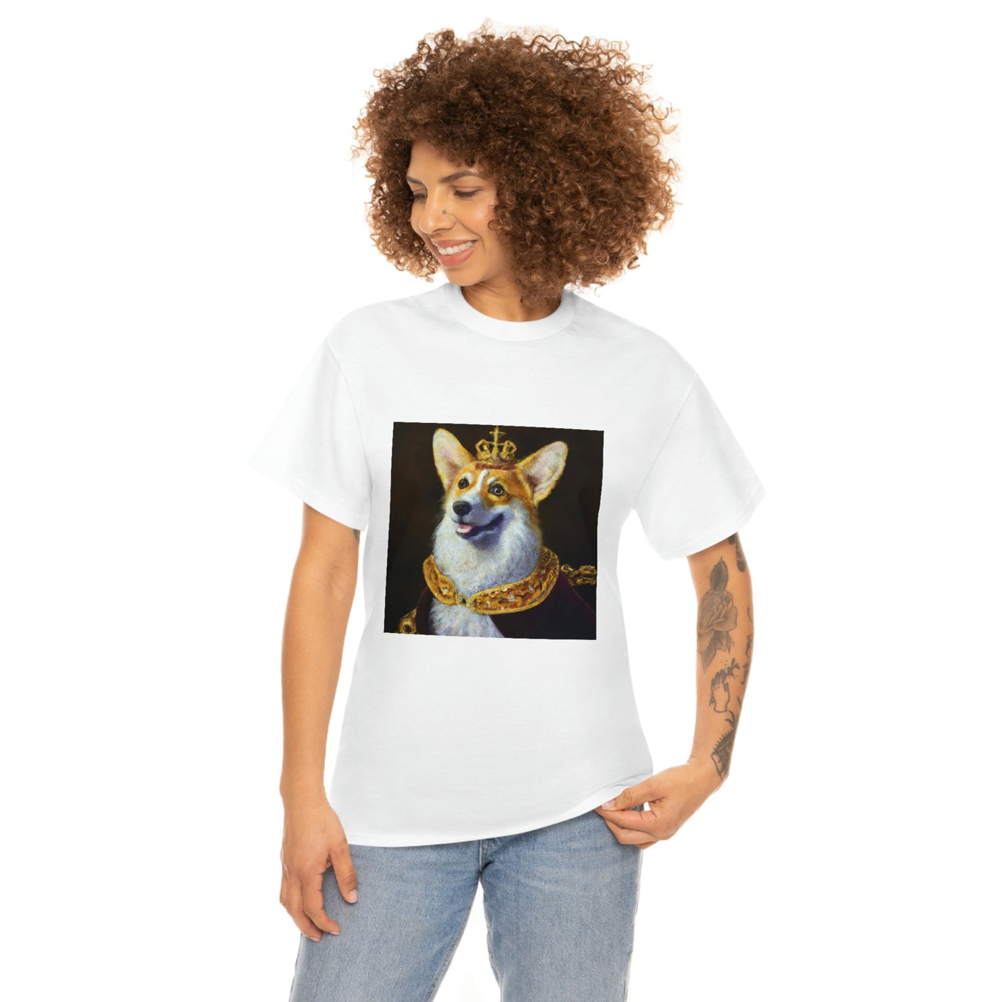 Kneel Before the Chonk Corgi Tshirt