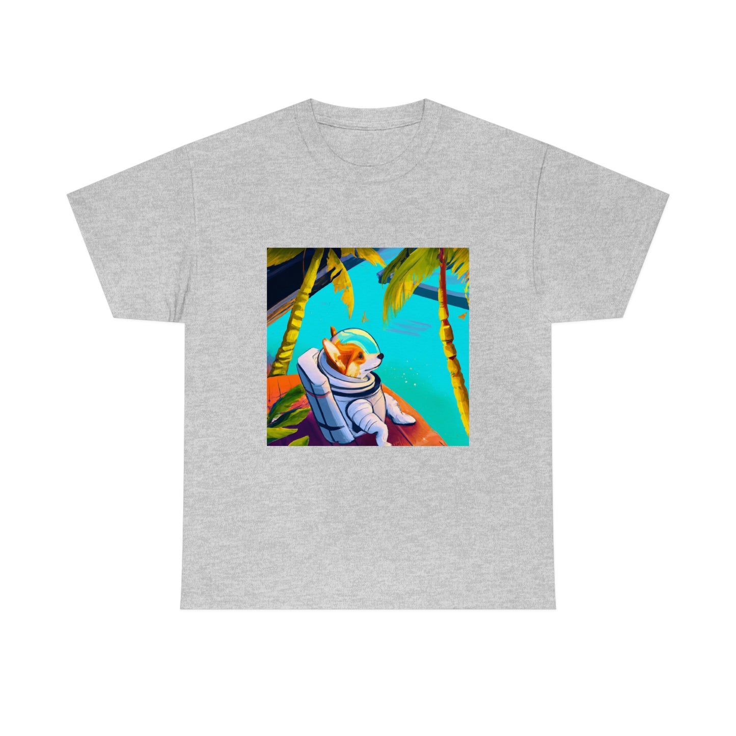 Corgi Spacedog Looking Out Tshirt