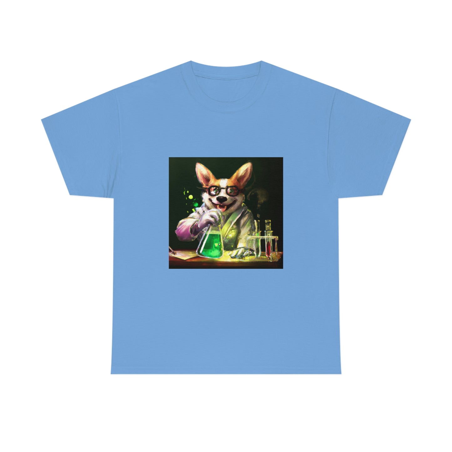 Mad Scientist Corgi Tshirt