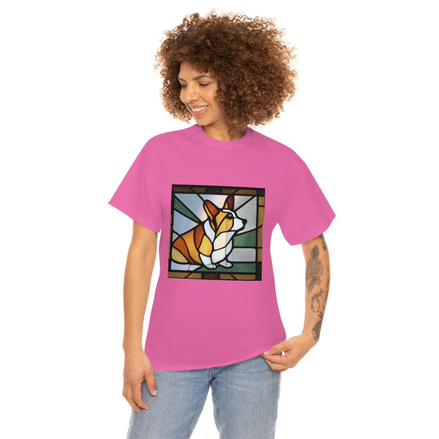 Corgi Stained Glass 3 Tshirt