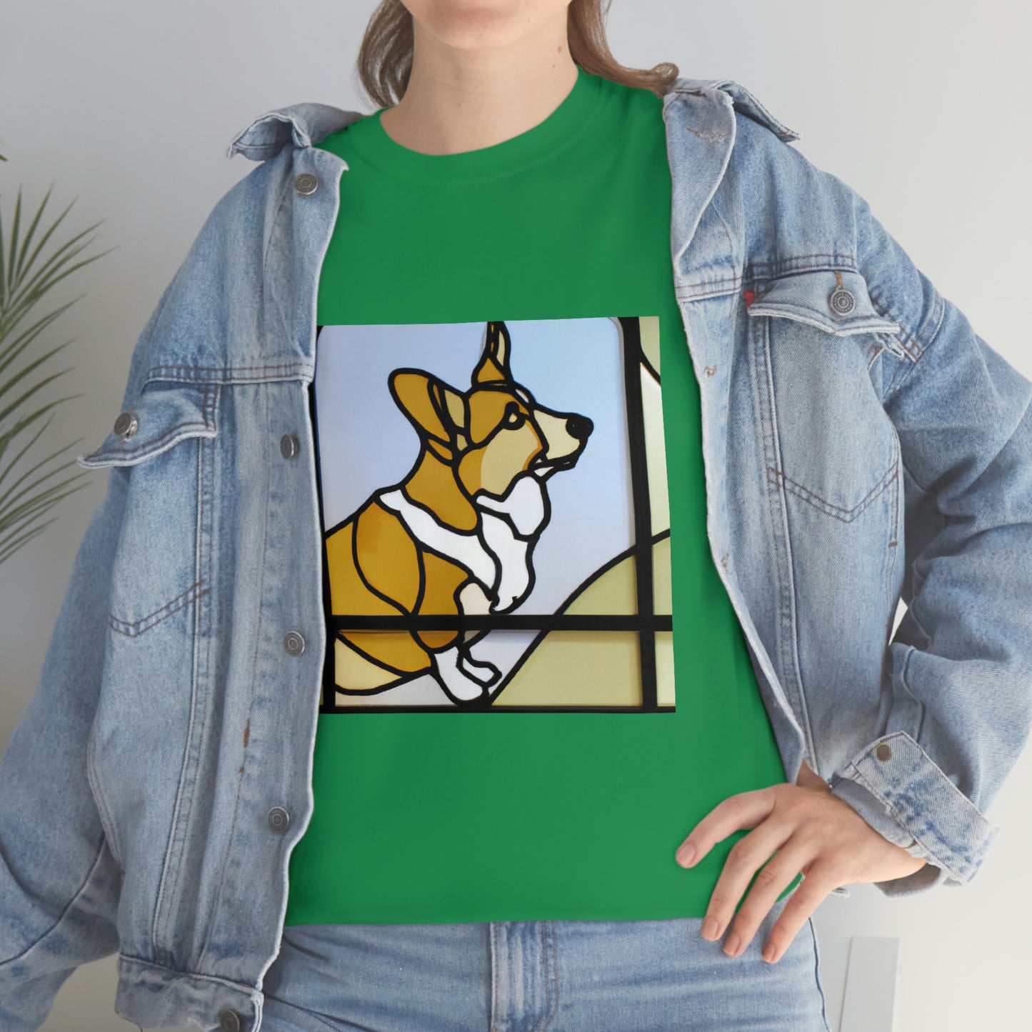 Corgi Stained Glass Tshirt