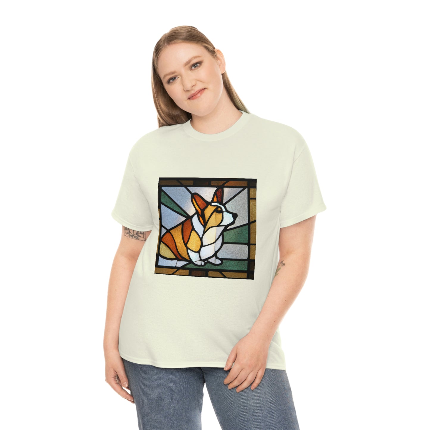 Corgi Stained Glass 3 Tshirt