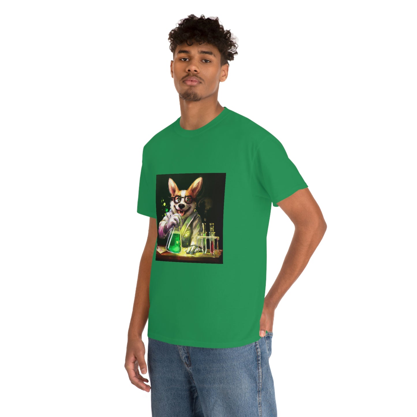 Mad Scientist Corgi Tshirt