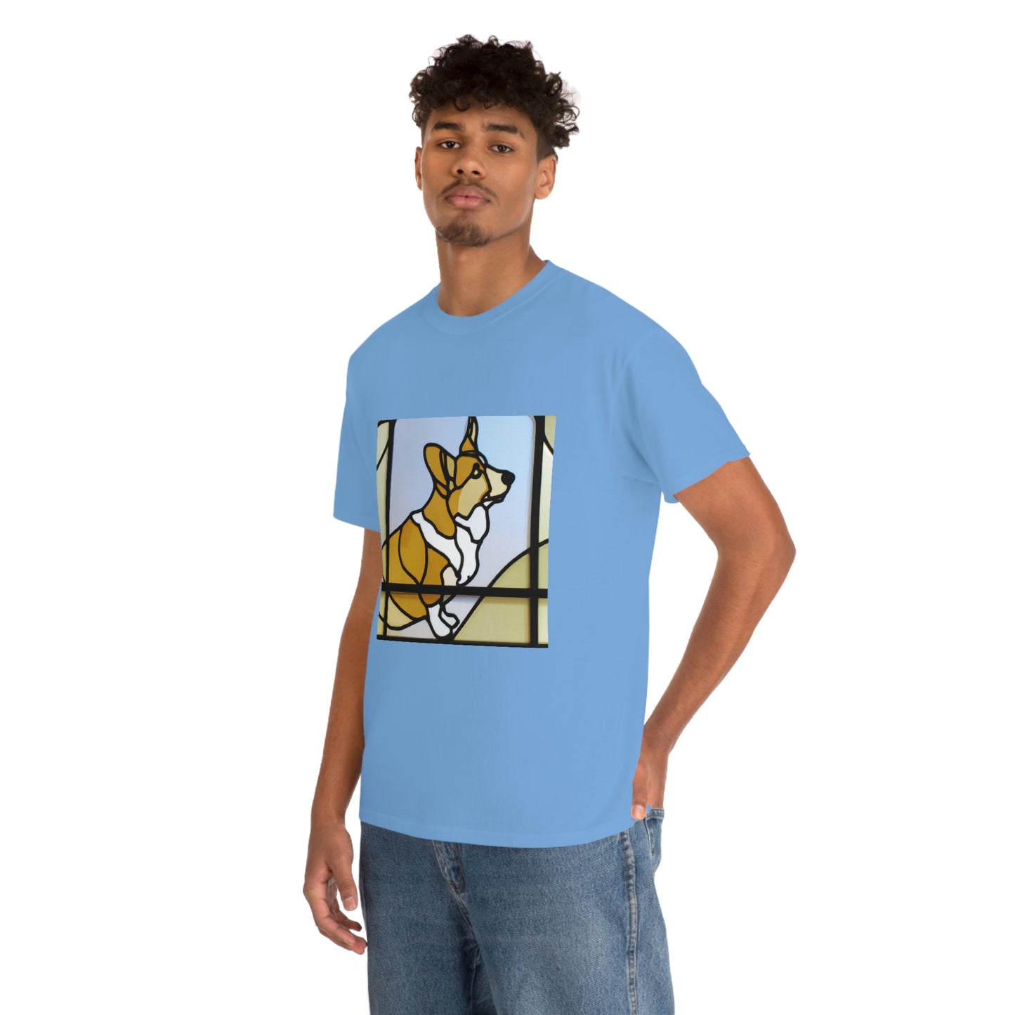 Corgi Stained Glass Tshirt