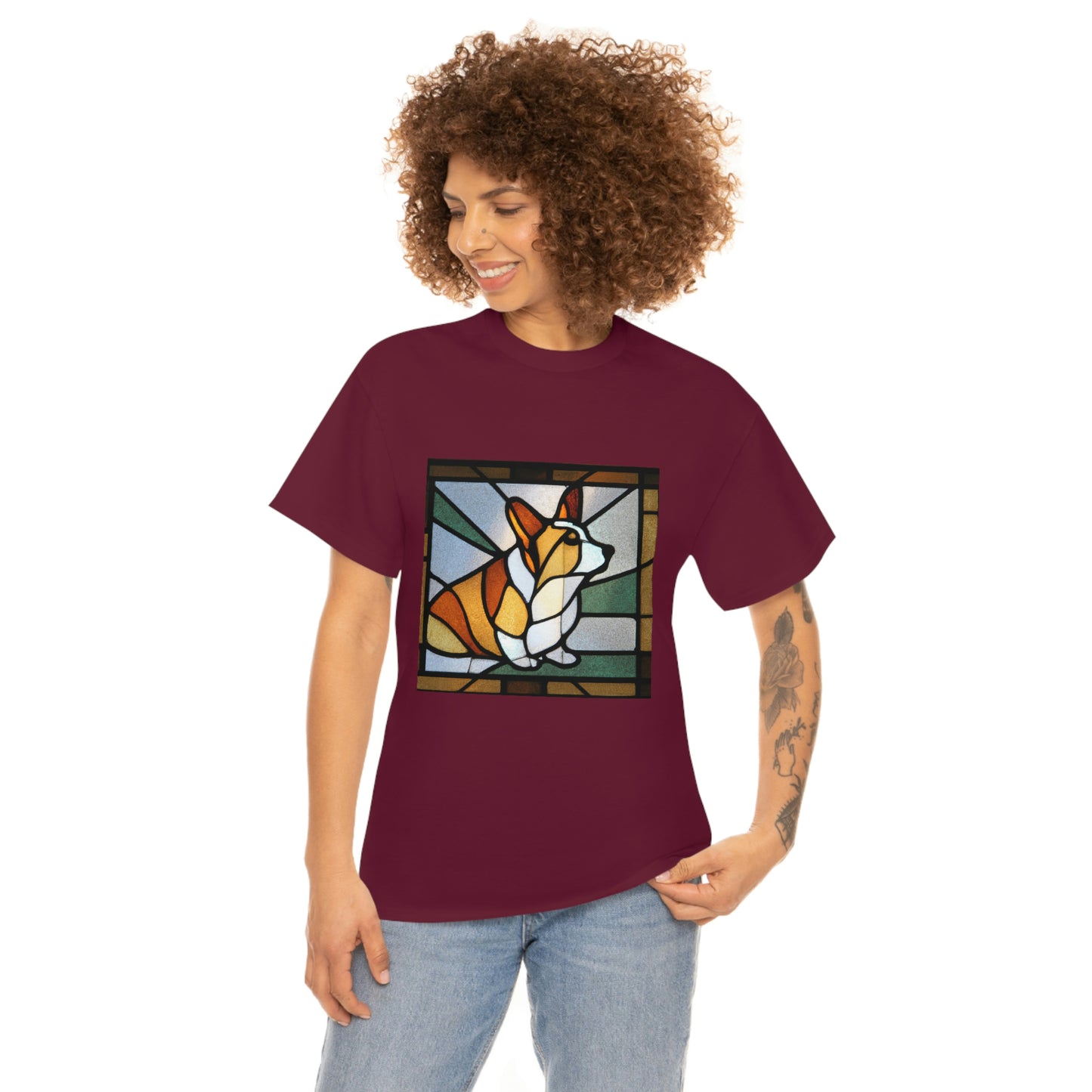 Corgi Stained Glass 3 Tshirt