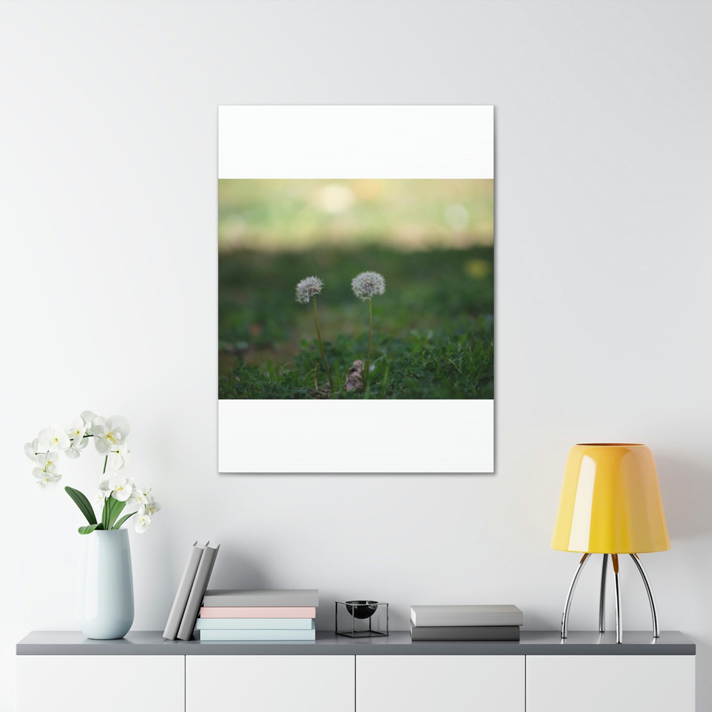 Dandelions Opposing Part 2 Canvas