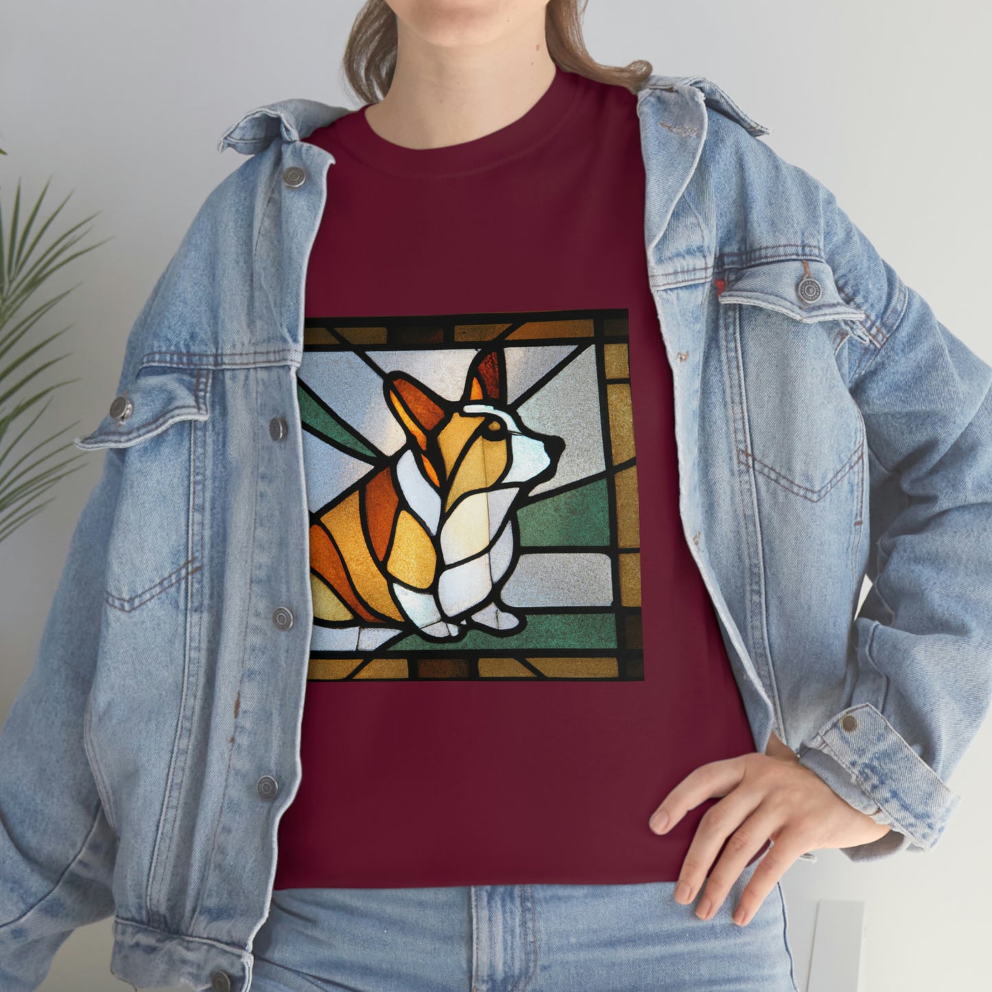 Corgi Stained Glass 3 Tshirt