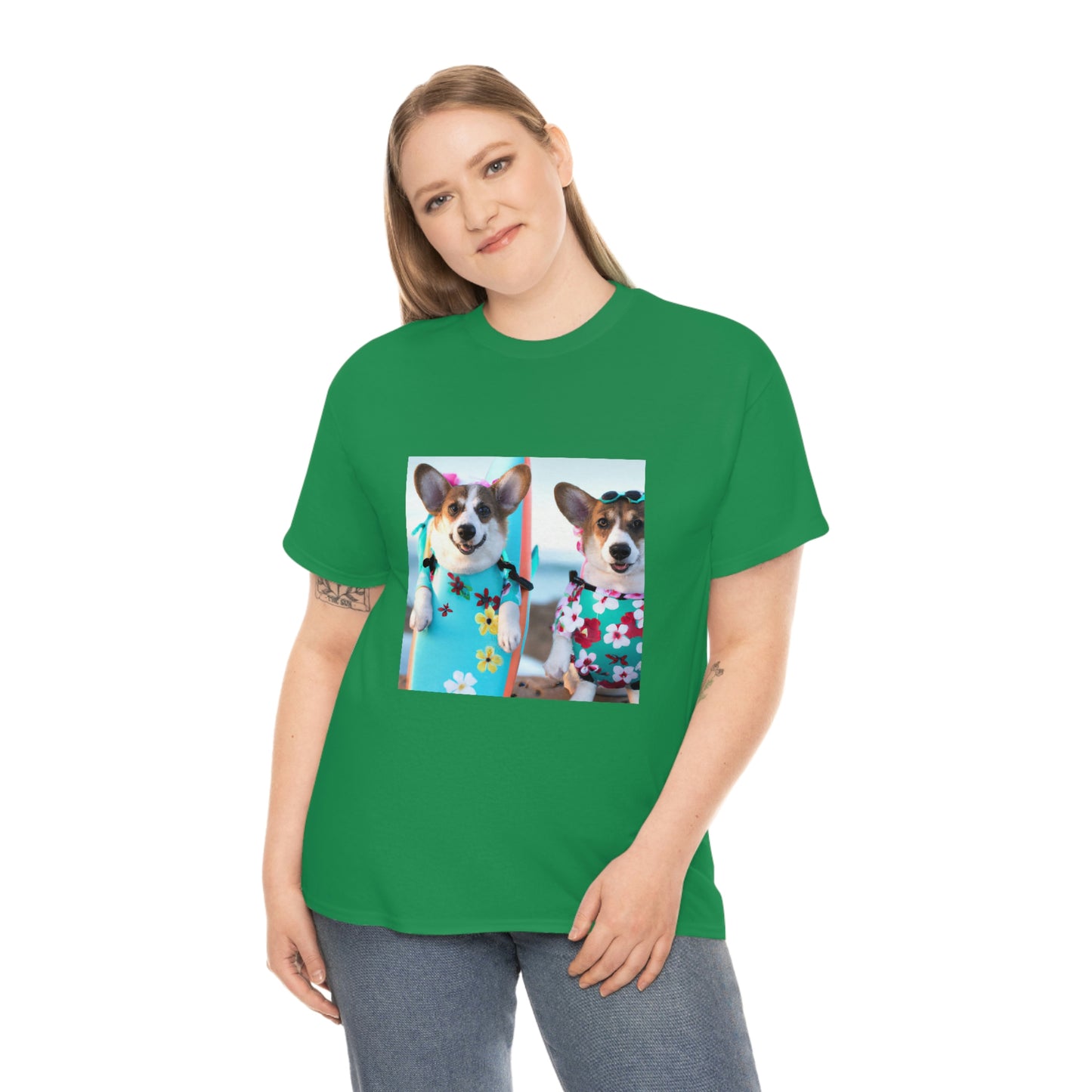 Surf'n USA Corgi Tshirt