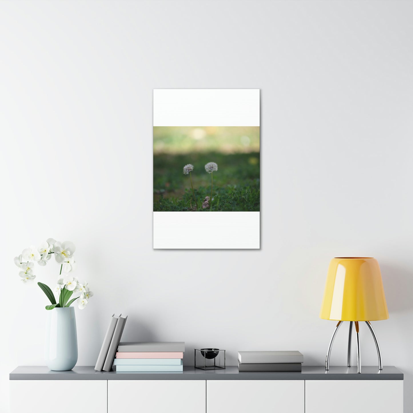 Dandelions Opposing Part 2 Canvas