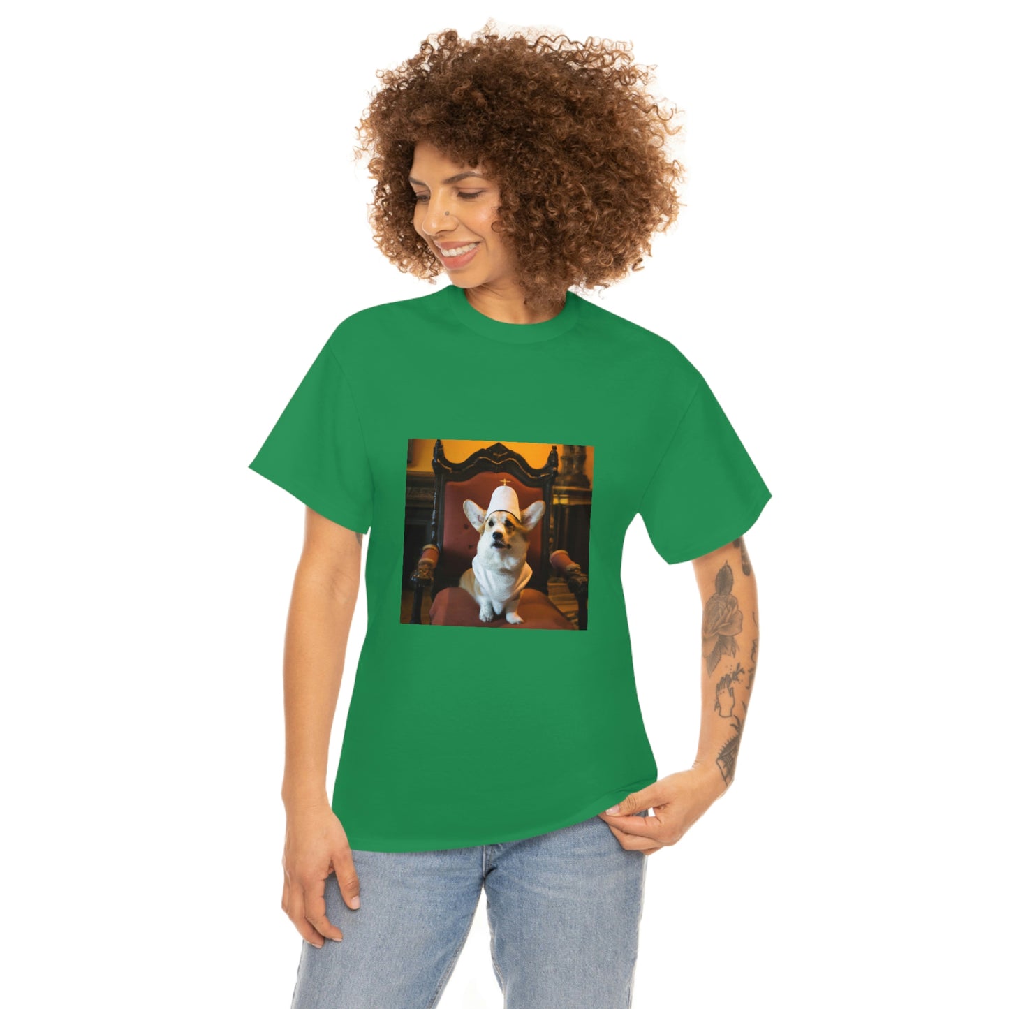 Papal Paws Corgi Tshirt