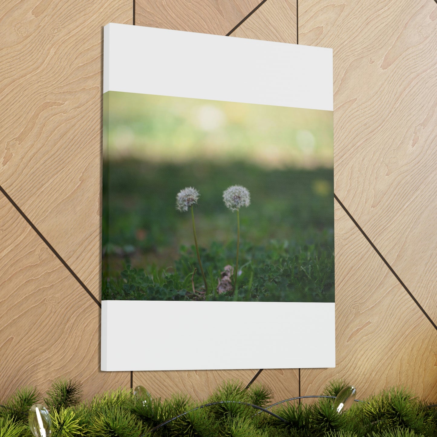 Dandelions Opposing Part 2 Canvas