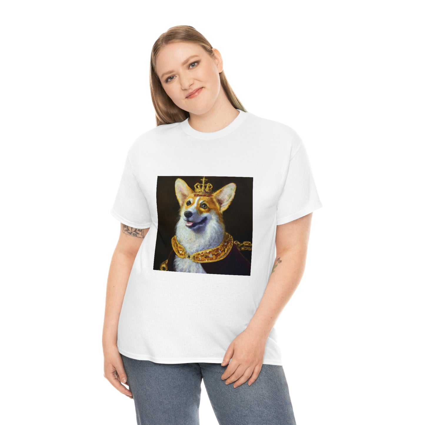 Kneel Before the Chonk Corgi Tshirt