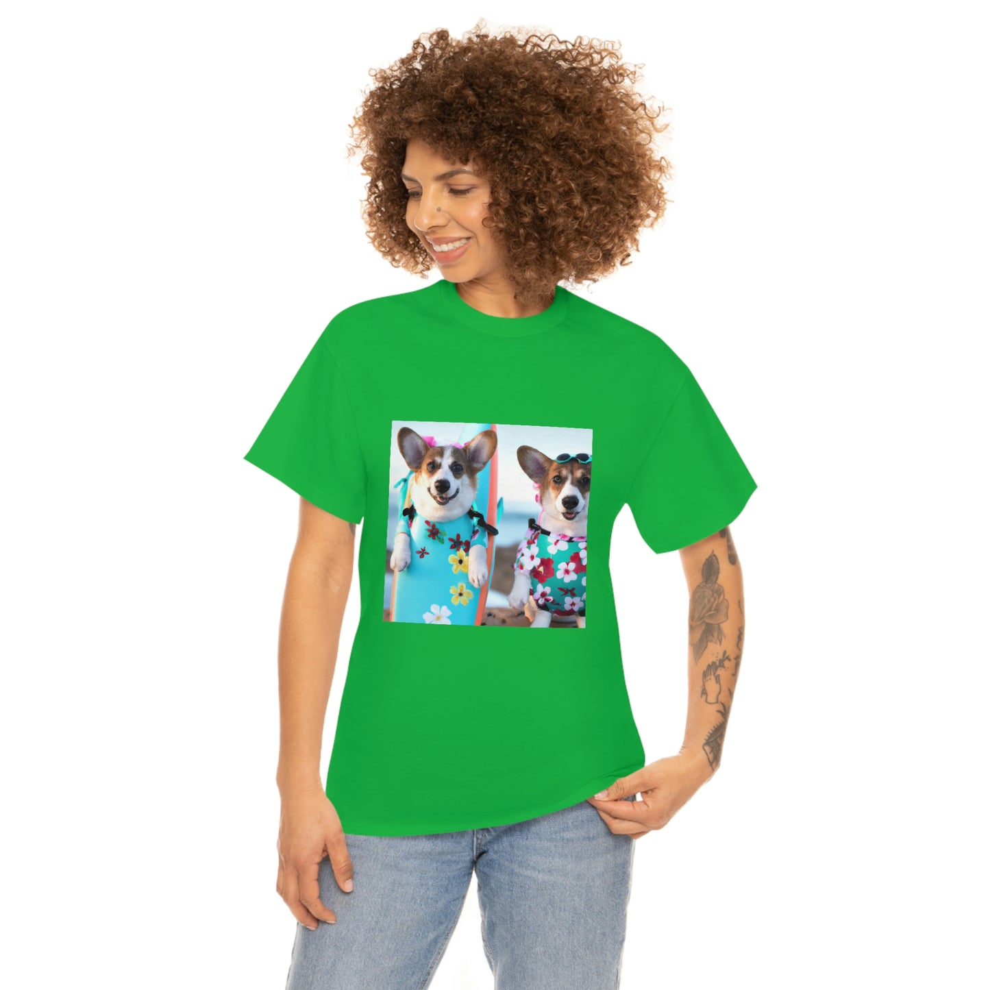 Surf'n USA Corgi Tshirt