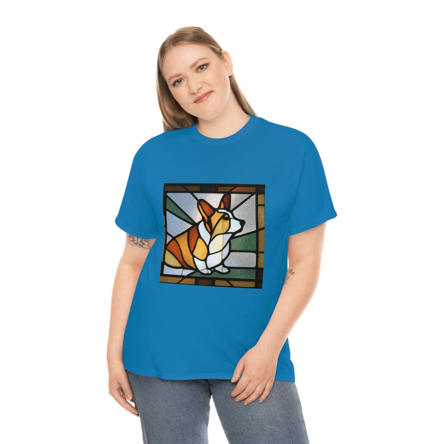 Corgi Stained Glass 3 Tshirt