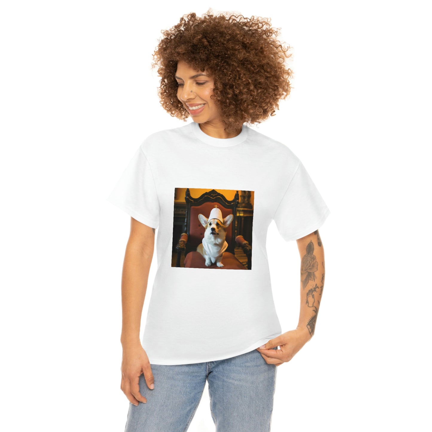 Papal Paws Corgi Tshirt