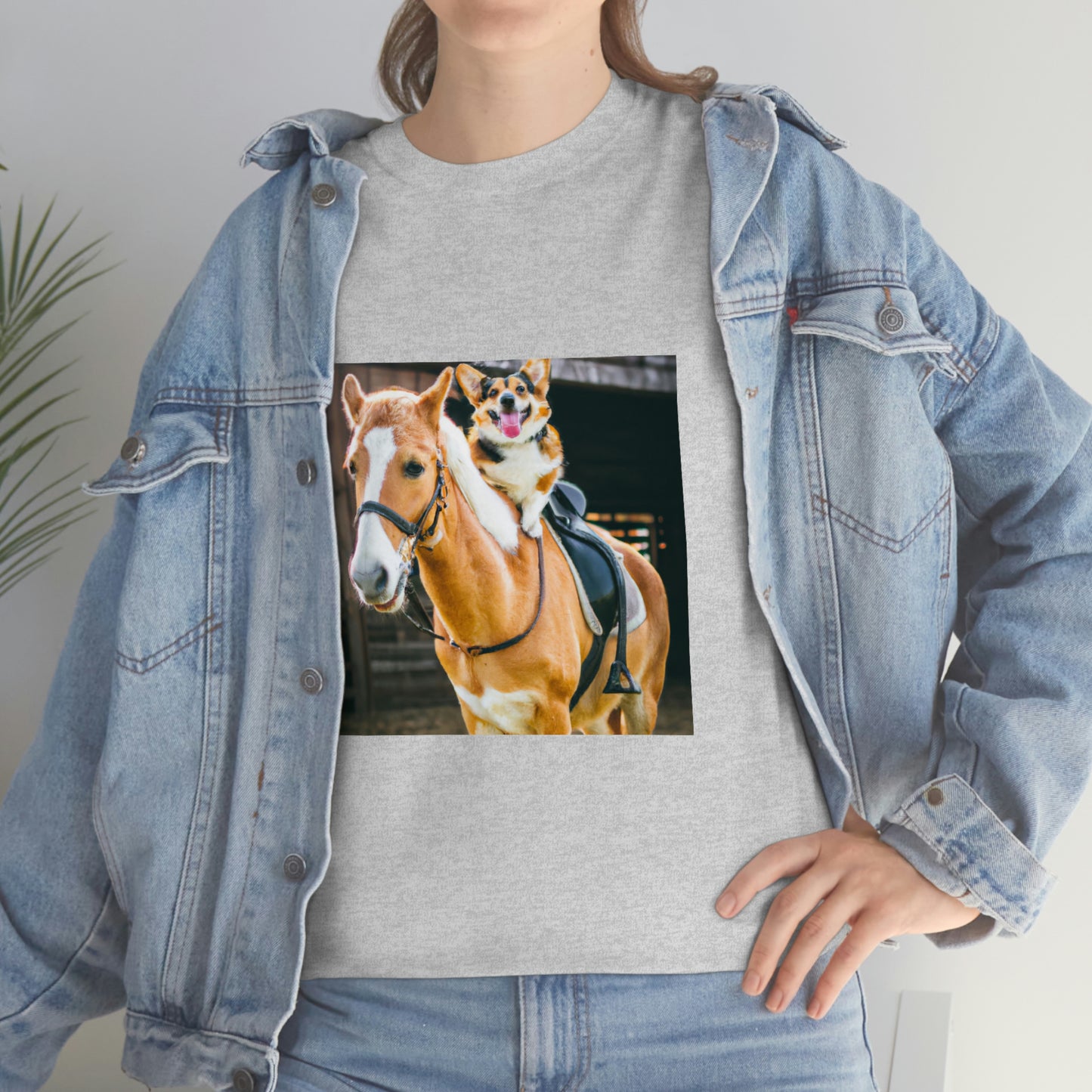 Saddle Up Short Legs Corgi Tshirt