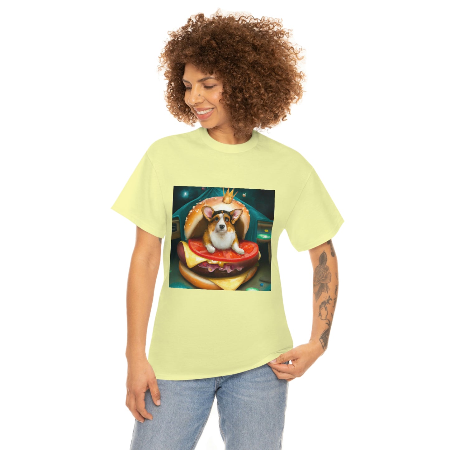 A Corgi with Cheese Please Tshirt