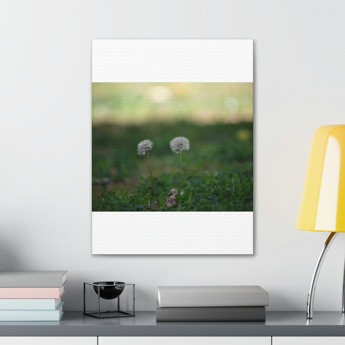 Dandelions Opposing Part 2 Canvas